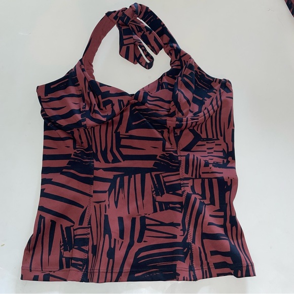 Athleta Sienna Halter Tankini 34 B/C and Swim Bottom (Medium) - Picture 3 of 10